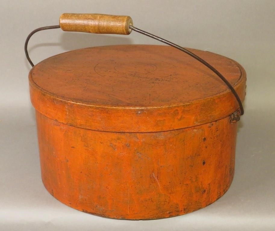 ORANGE PAINTED HANDLED BENTWOOD 300c55