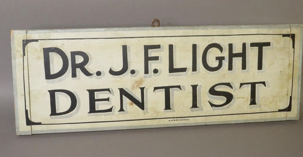 WOODEN HANGING PLACARD SIGN OF DR.