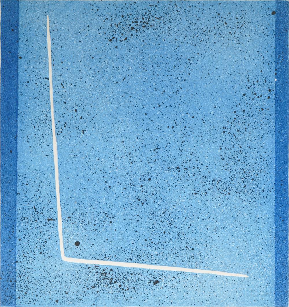 20TH CENTURY: BLUE SPACE1968; lithograph,