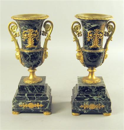 Pair of neoclassical style gilt