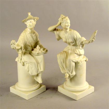 Pair of Royal Worcester bisque 4ce25