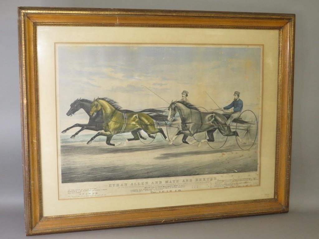 CURRIER & IVES "ETHAN ALLEN AND