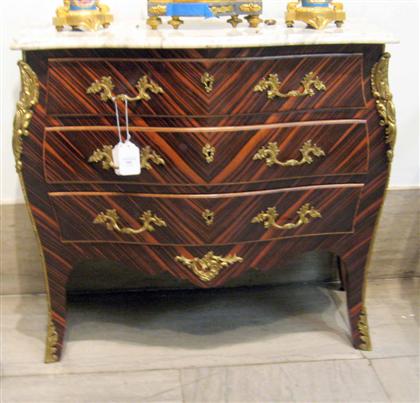 Macassar ebony and marble top bombe 4ce2a