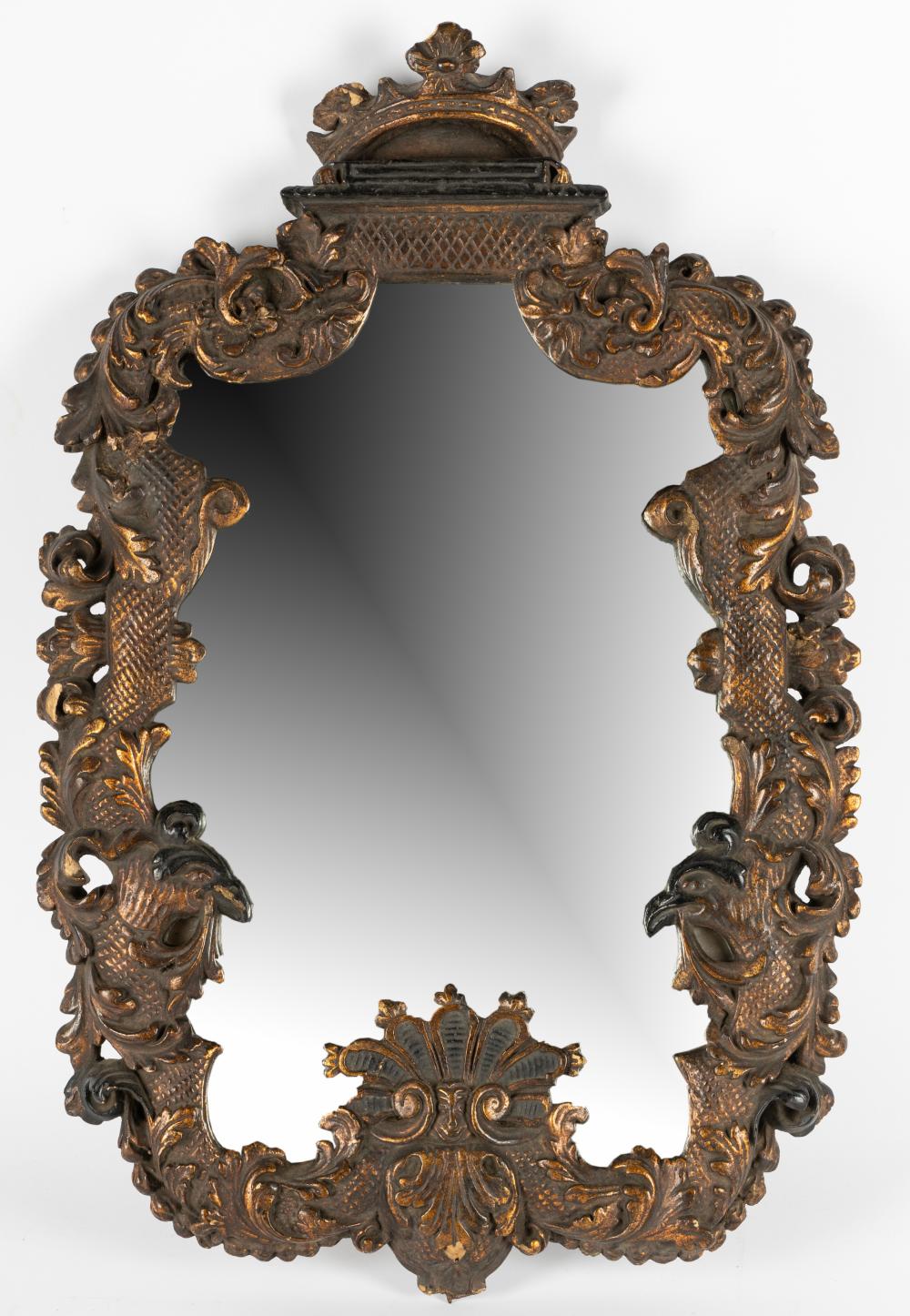 ROCOCO-STYLE CARVED GILTWOOD WALL