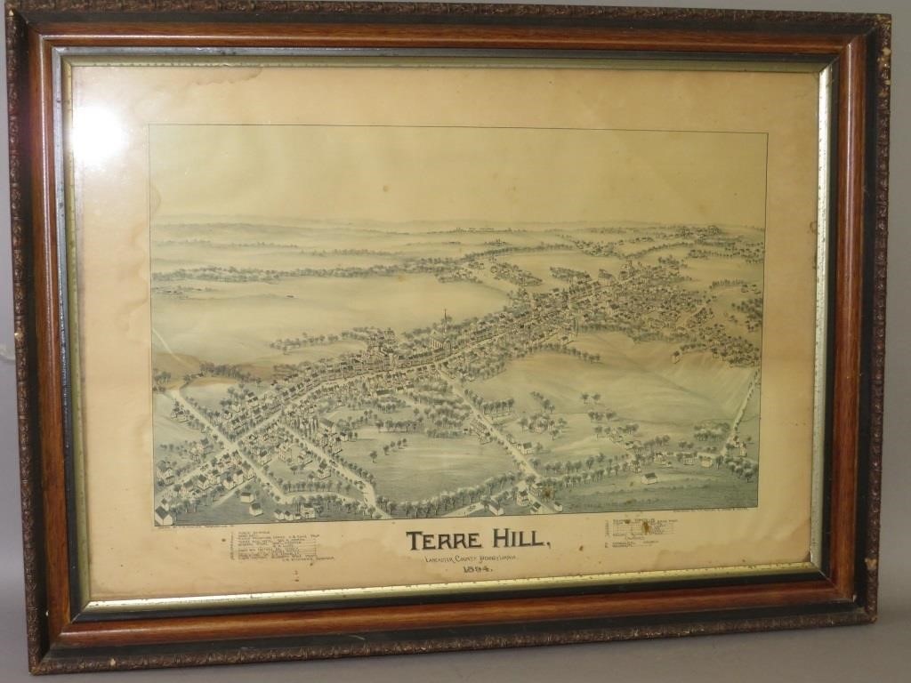 MAP OF TERRE HILL LANCASTER CO  300f18