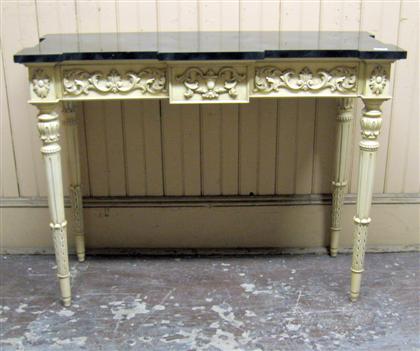 Painted neoclassical style side table