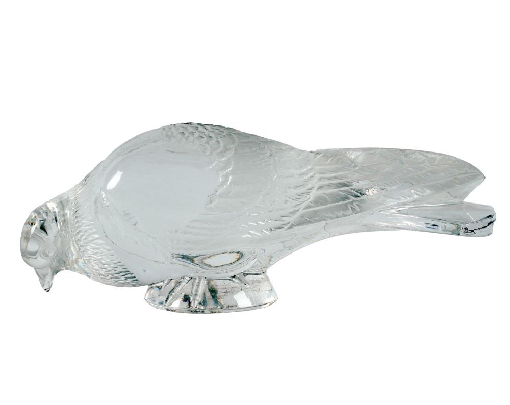 LALIQUE FRANCE "PIGEON VERVIERS"