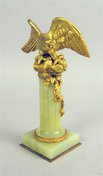 French gilt bronze figure of an 4ce59