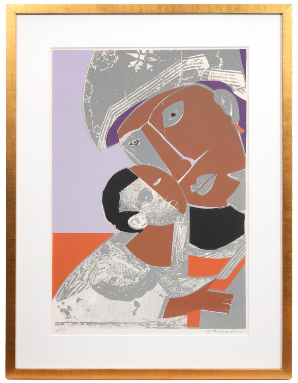 ROMARE BEARDEN 'MOTHER & CHILD'