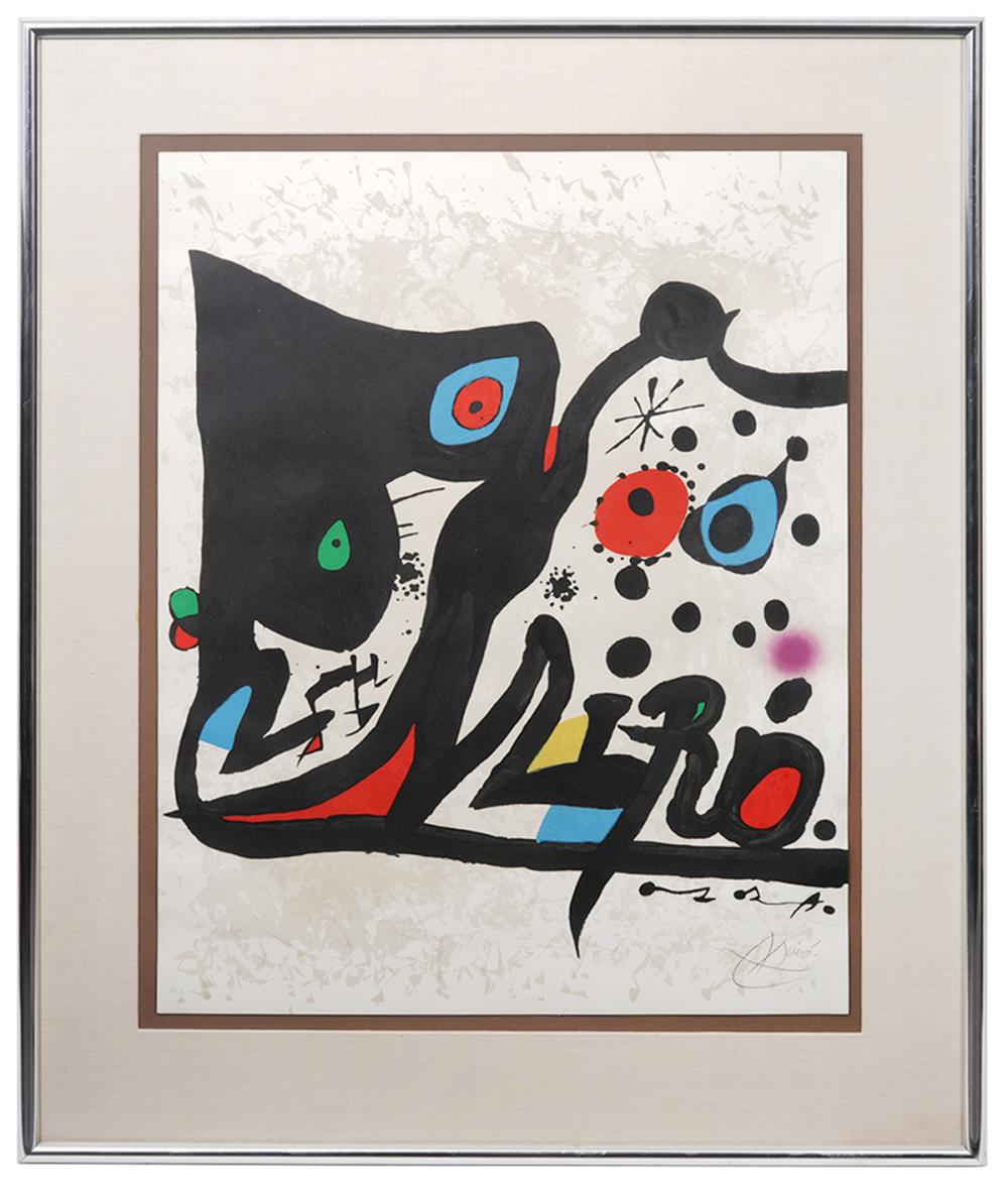 MIRO LITHOGRAPH LIVRES ILLUSTRES 300ff4