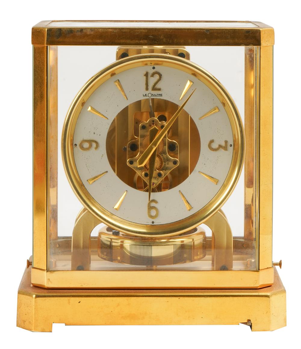 LE COULTRE "ATMOS" CLOCKbrass and