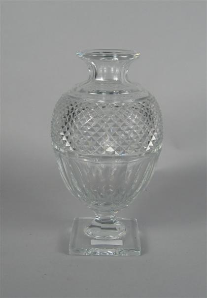 Baccarat cut glass urn    19th