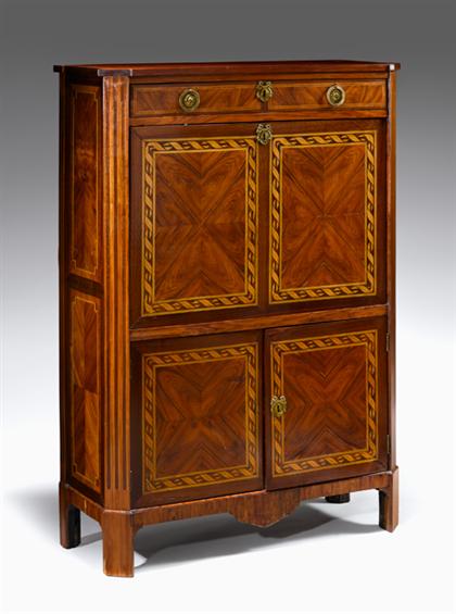 Louis XVI style walnut and parquetry 4ca9a