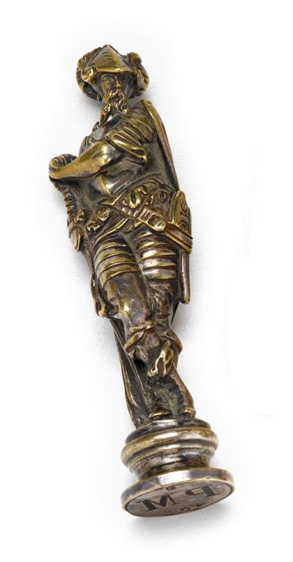 Continental silvered bronze figural 4ca9d