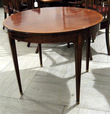 Sheraton revival style inlaid mahogany 4caa6