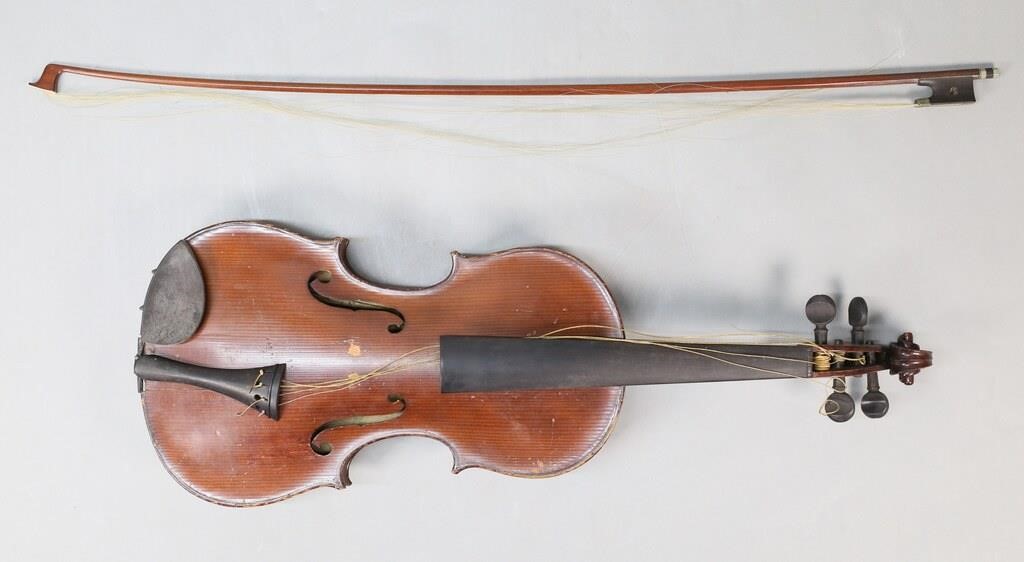 E. MARTIN GERMAN VIOLIN COPY OF AMATIE.