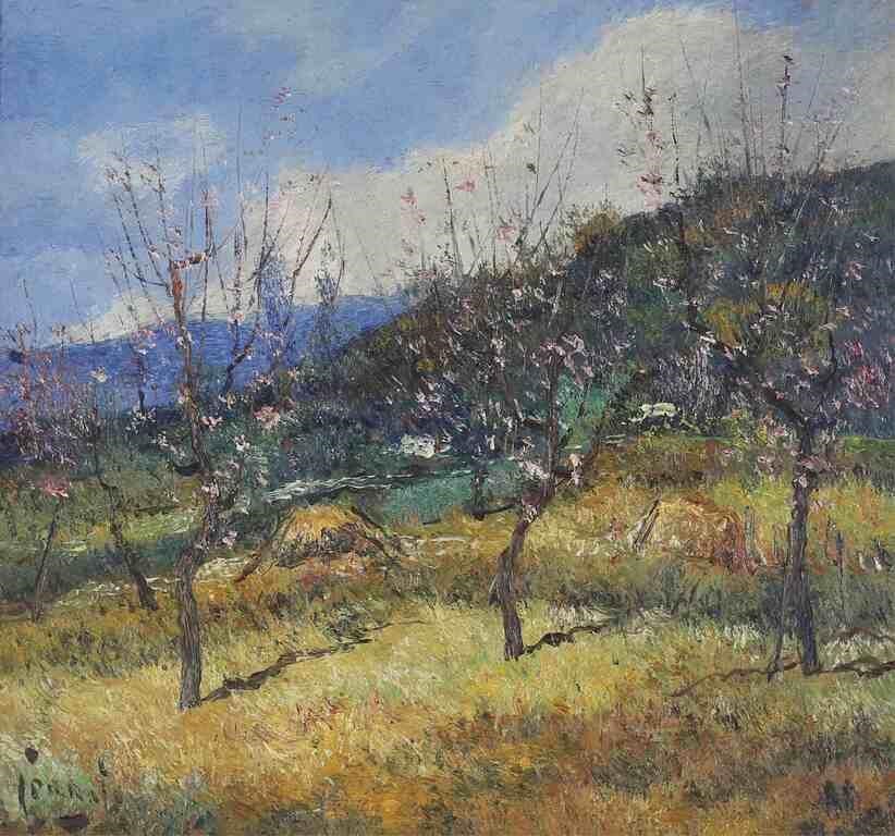 EGIDIO CERRITO OIL ON BOARD LANDSCAPEEgidio 2feadd