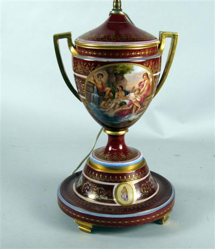 Vienna porcelain urn    20th century