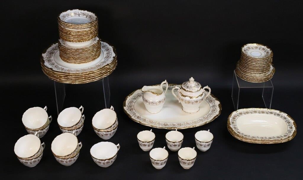 68 PIECES COALPORT HAZELTON PORCELAIN 2feb13