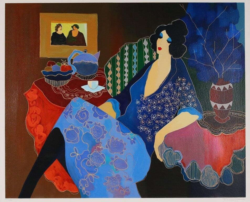 ITZCHAK TARKAY SERIGRAPH ELIZA'S