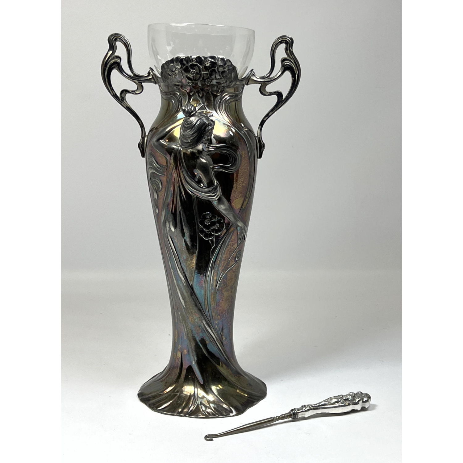 Art Nouveau WMF style vase with 2feb68
