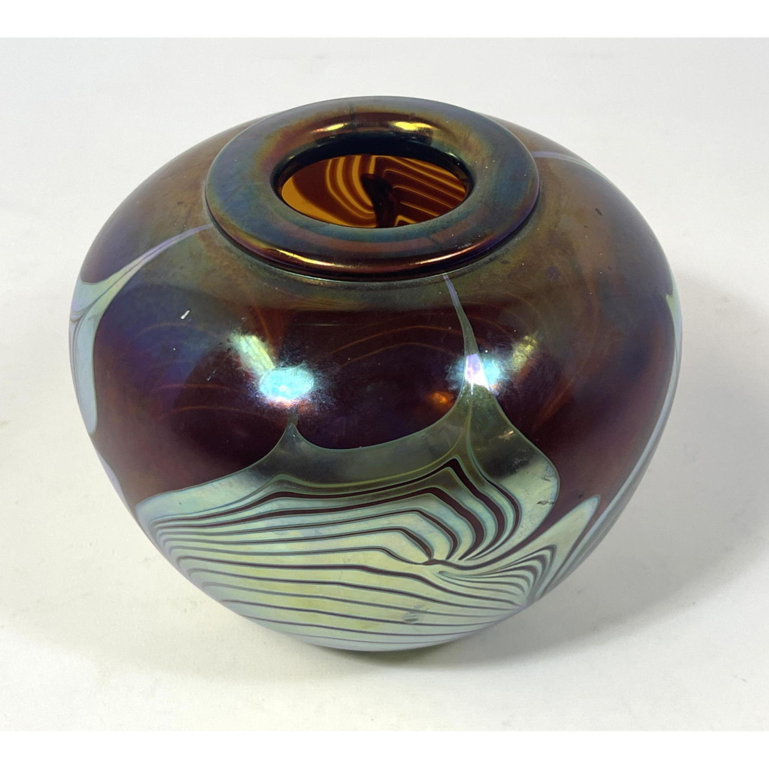 CORREIA Studio Art Glass Vase  2feb89