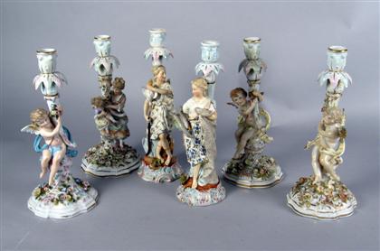 Group of German Sitzendorf porcelain 4cac8
