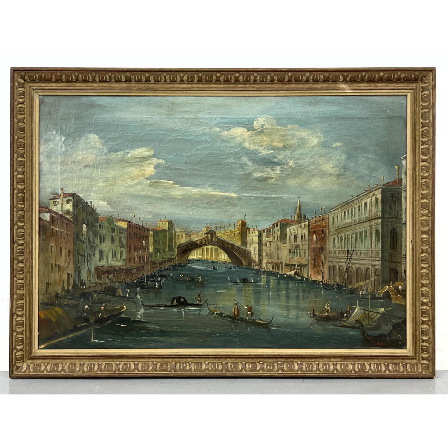 G PIETRO Venetian Canal Scene 2fec07