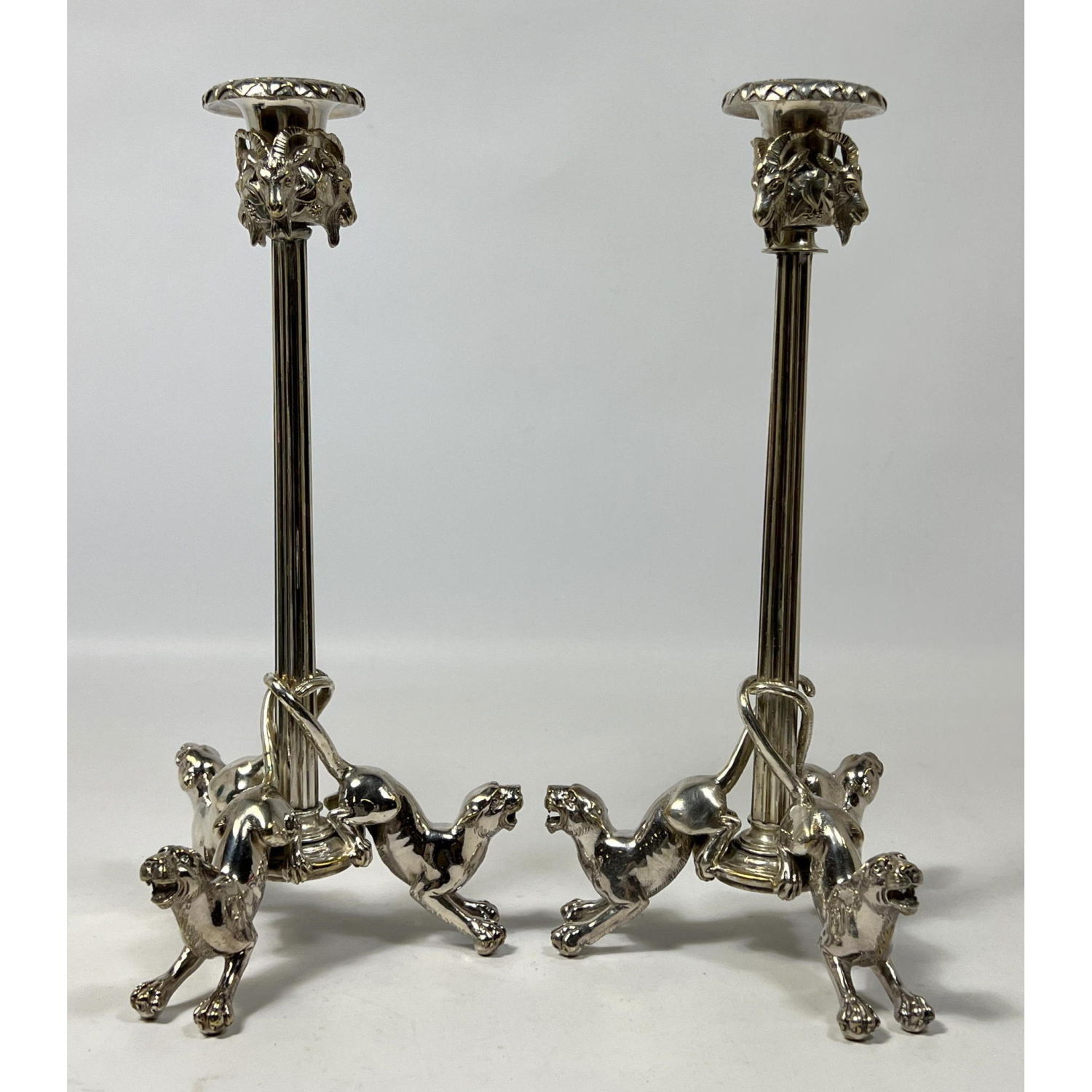 Pair of Figural Candle Holders