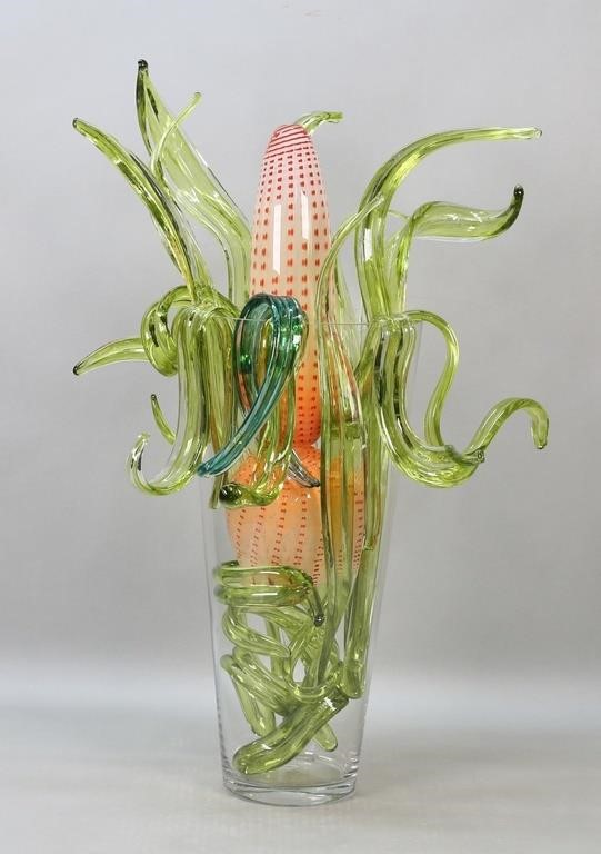 DALE CHIHULY STYLE ART GLASS SCULPTUREArt 2fec48