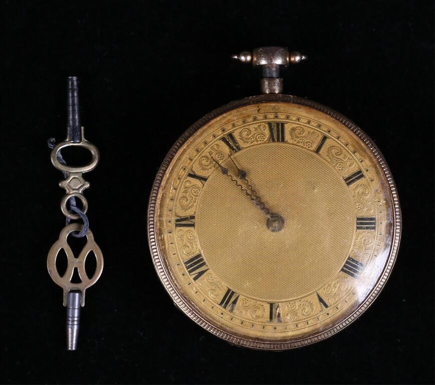 FRENCH REPEATING MUSICAL POCKET WATCHFrench