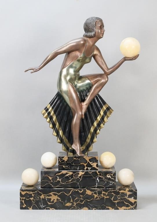 ZOLTAN KOVATS ART DECO BRONZE  2fecba