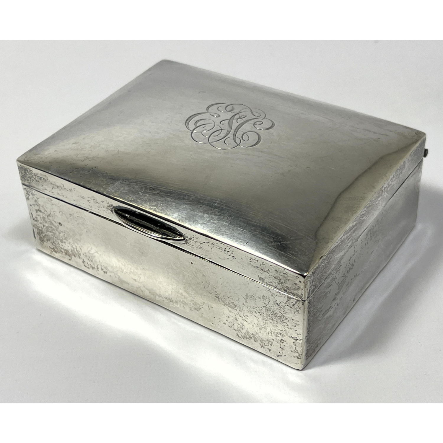 Sterling silver cigarette Box humidor 2fecfe