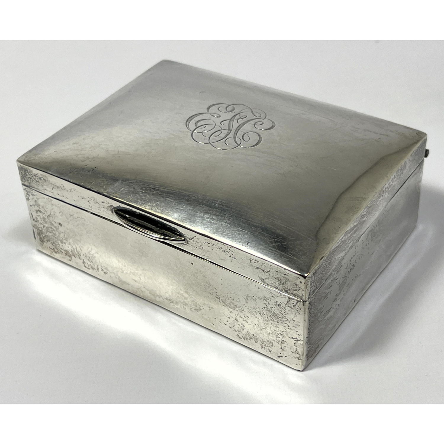 Sterling silver cigarette Box humidor