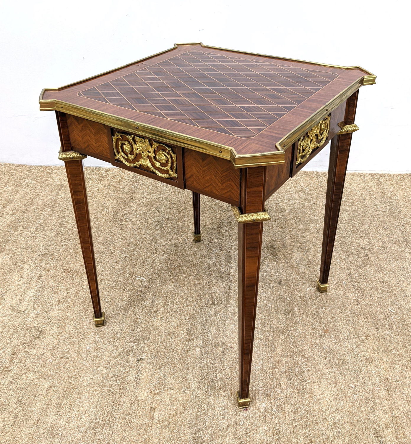 Parquetry Inlaid French style Side