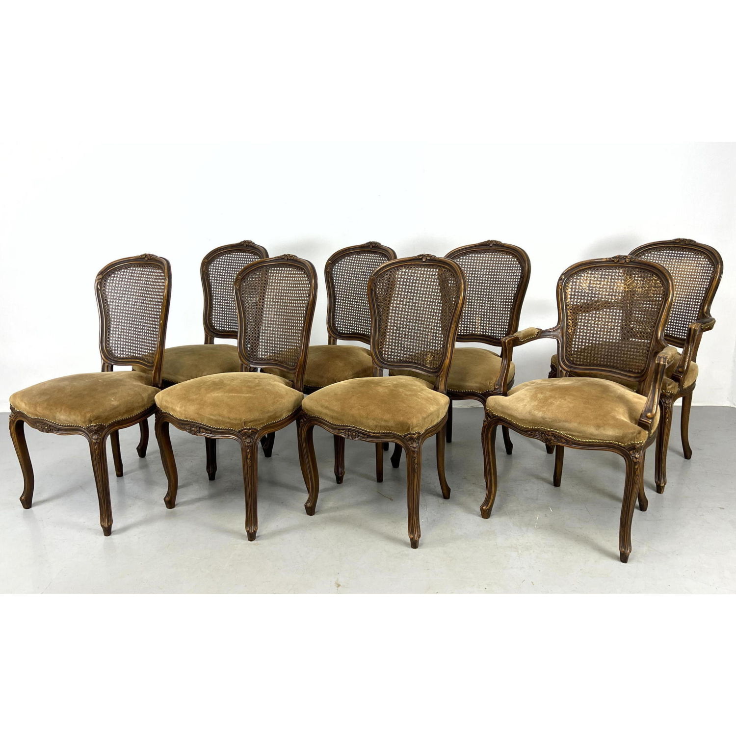 Set 8 French Style Dining Chairs.
