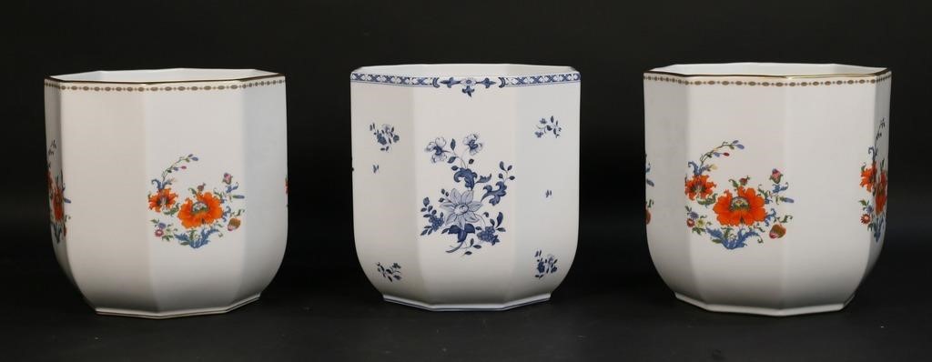 3 RAYNAUD LIMOGES PORCELAIN CACHE