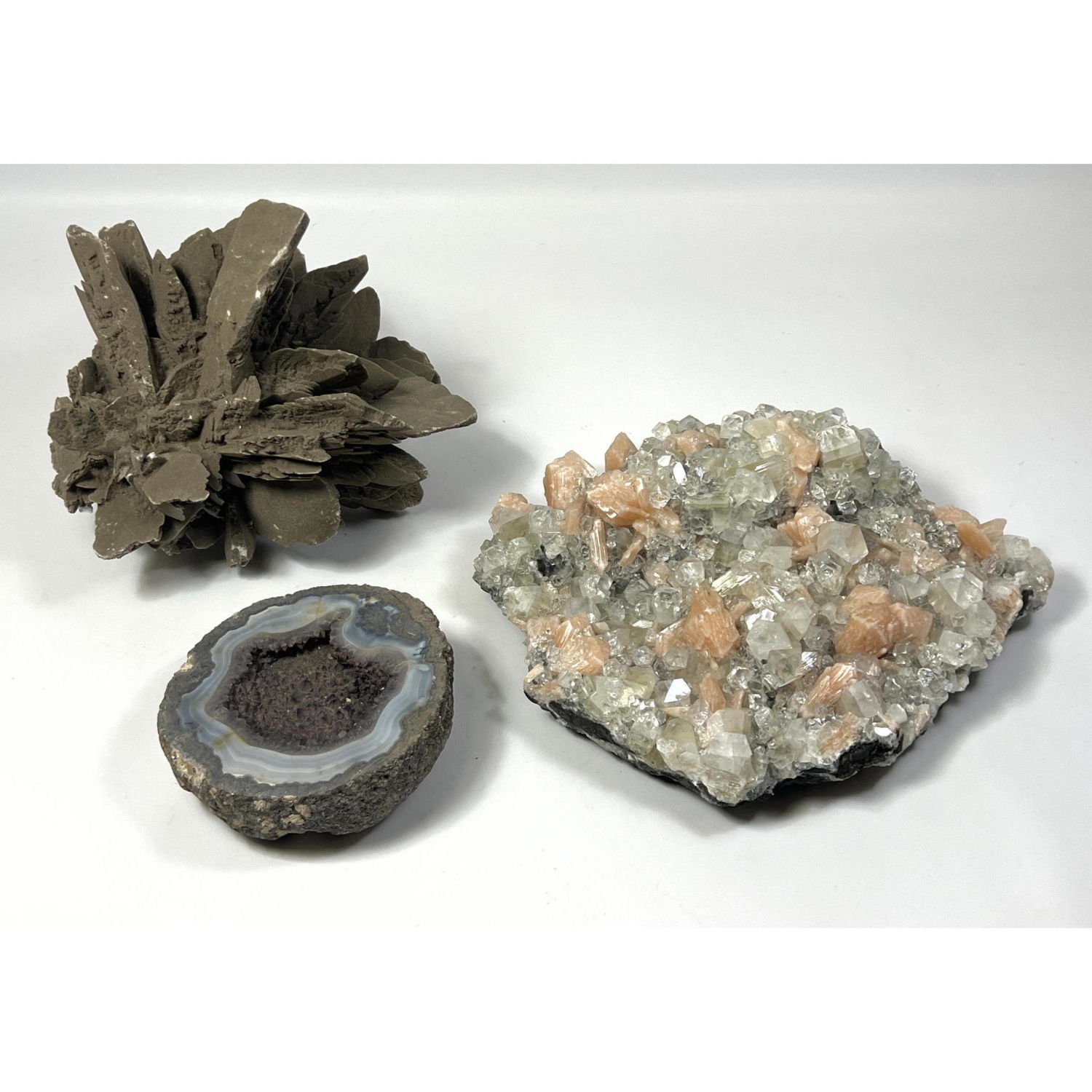 3pc Natural Mineral Crystal Specimen.