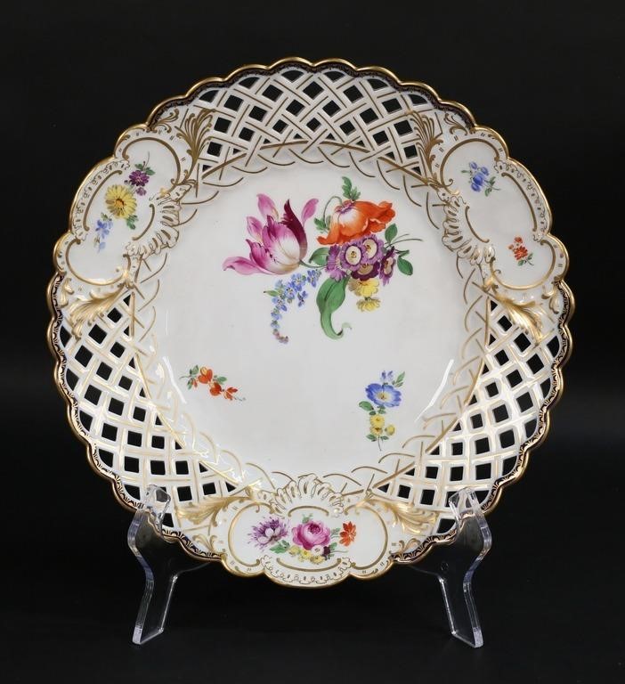 MEISSEN PORCELAIN PLATEMeissen German