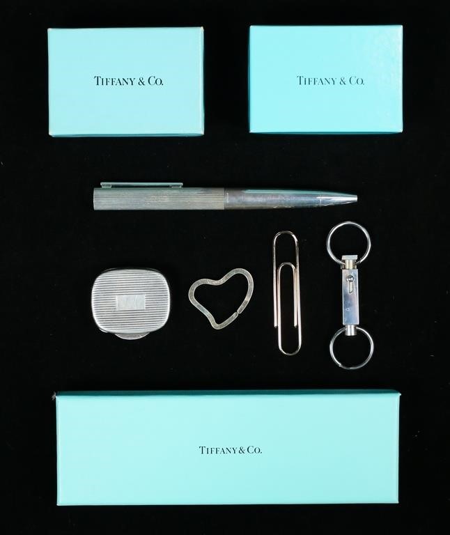 LOT OF TIFFANY CO STERLING ACCESSORIESLot 2feeaf