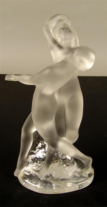 Lalique Deux Danseuses glass figure