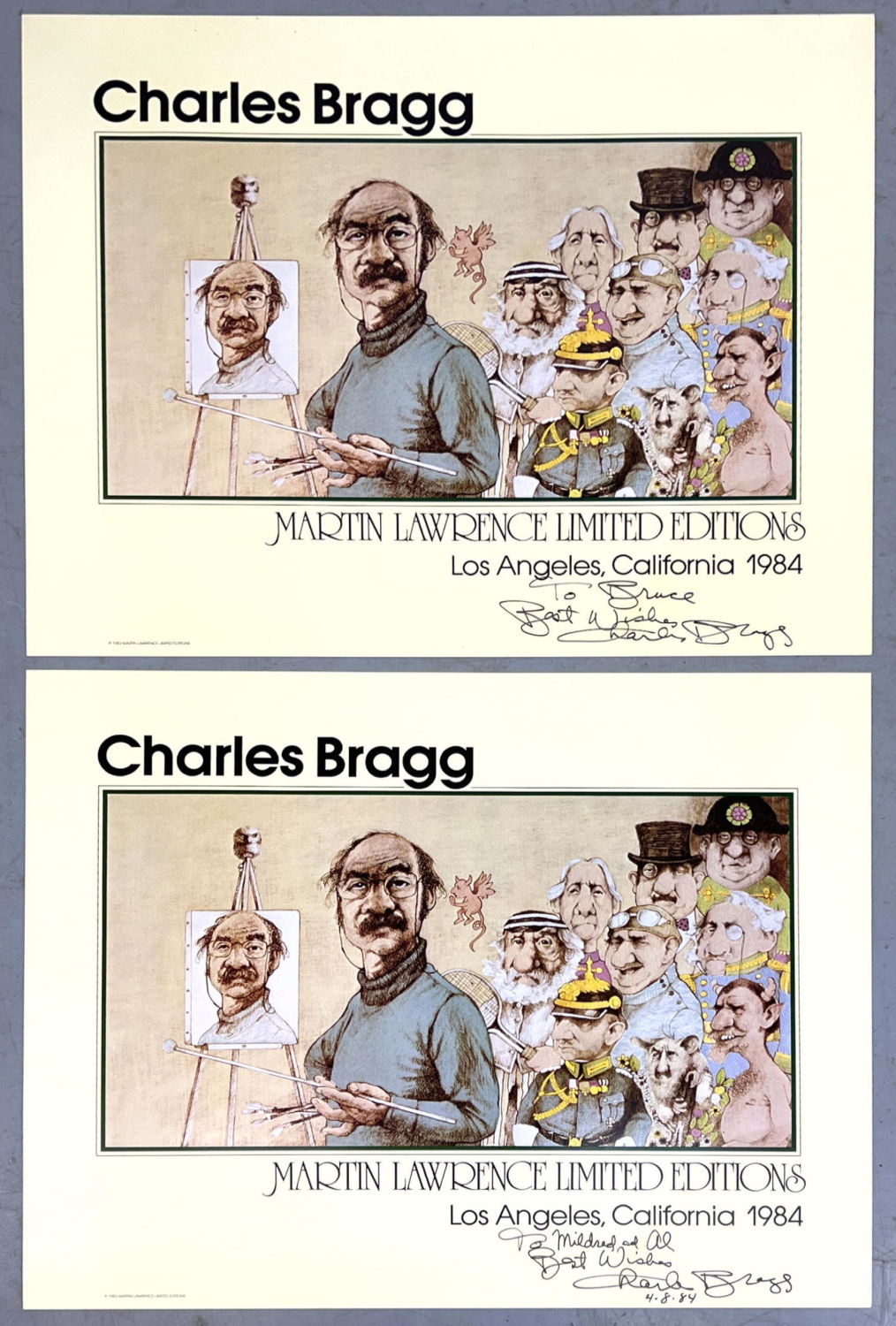 2 Charles Bragg Inscribed and Signed 2fef0b