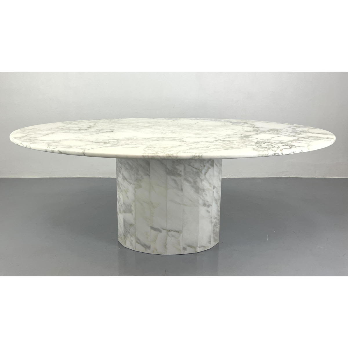 Italian style Marble Pedestal Dining 2fef53