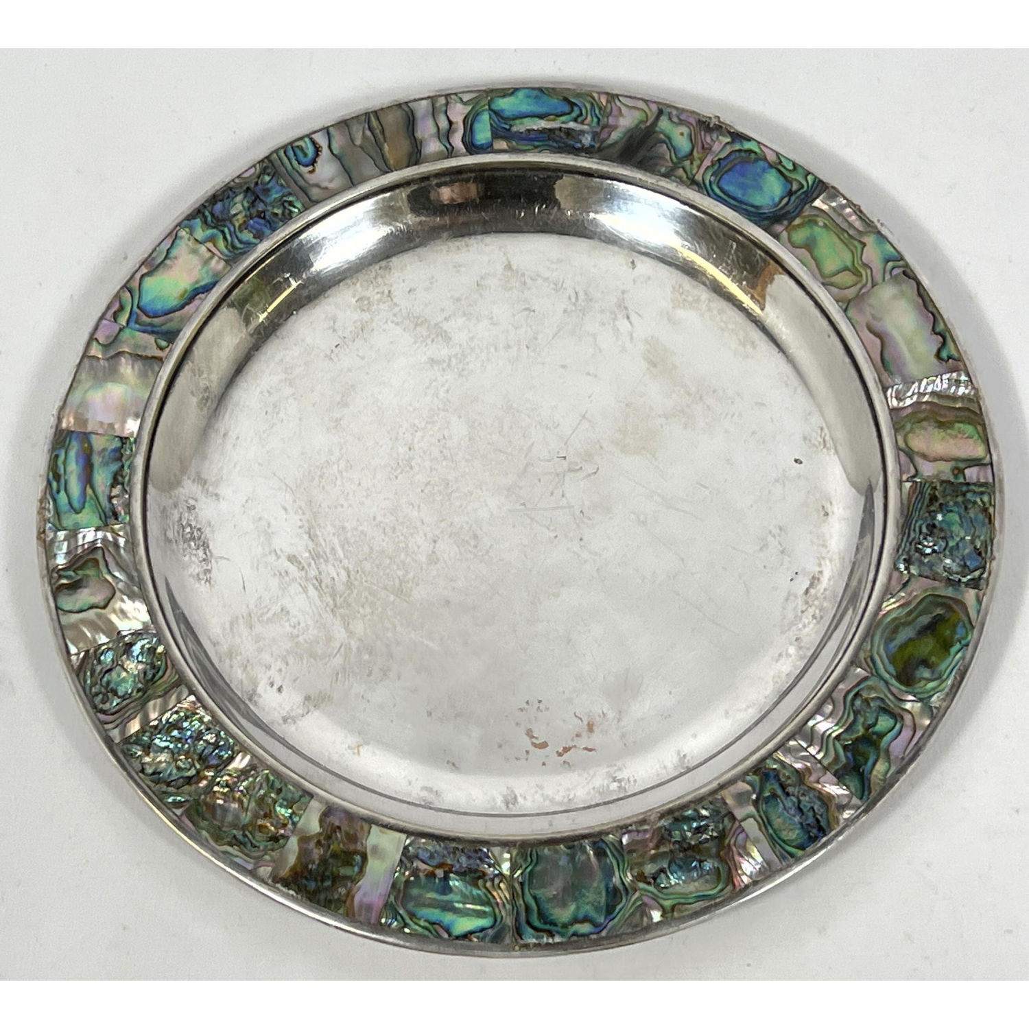 Los Castillos Silver plate with