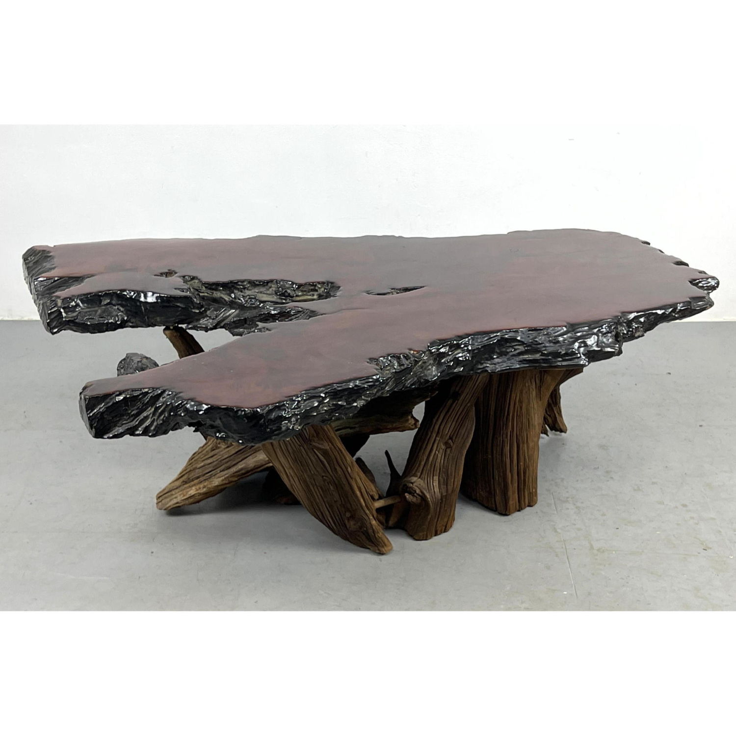 Large Live Edge Wood Slab Coffee