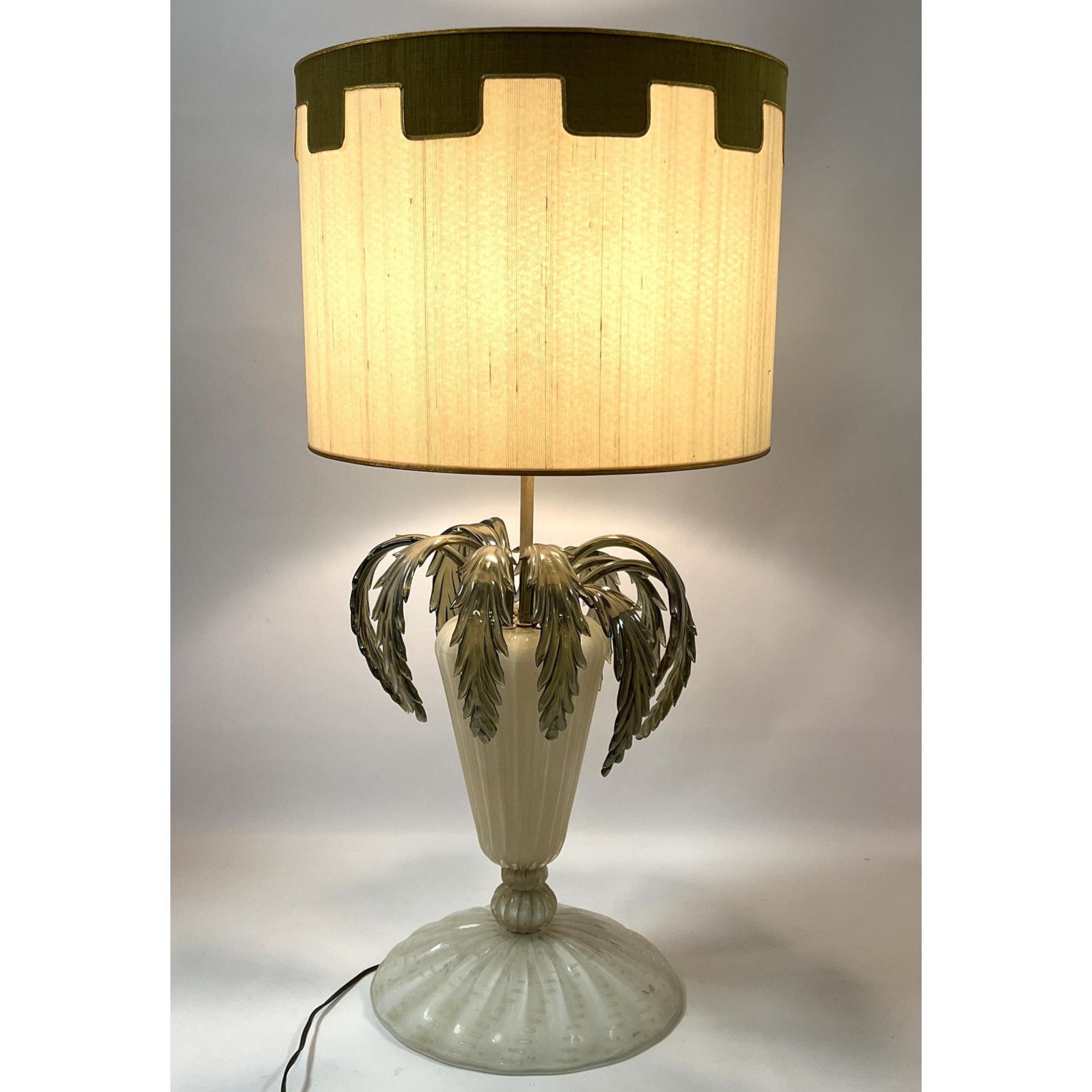 Elaborate Murano glass lamp, Camer
