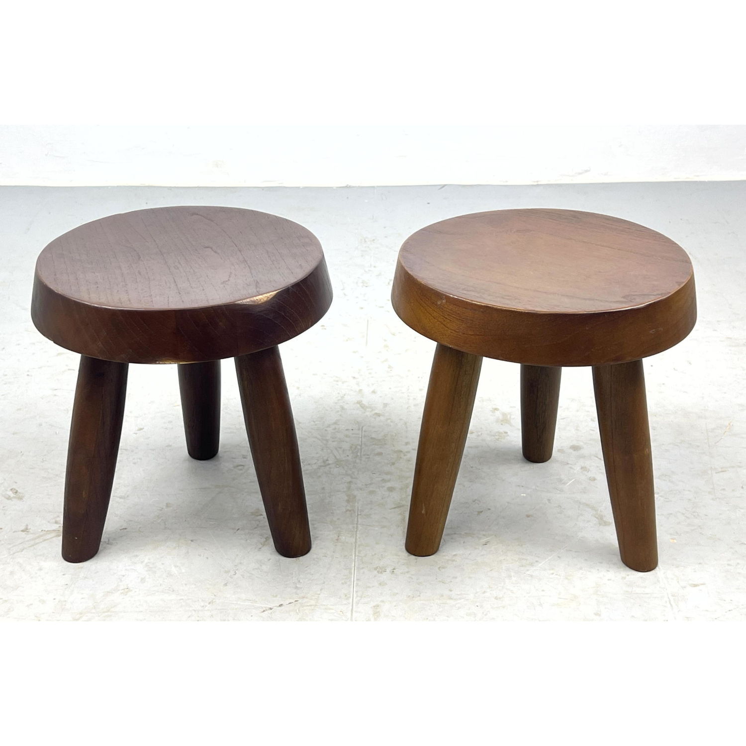 Pair Low stool in the style of 2ff037