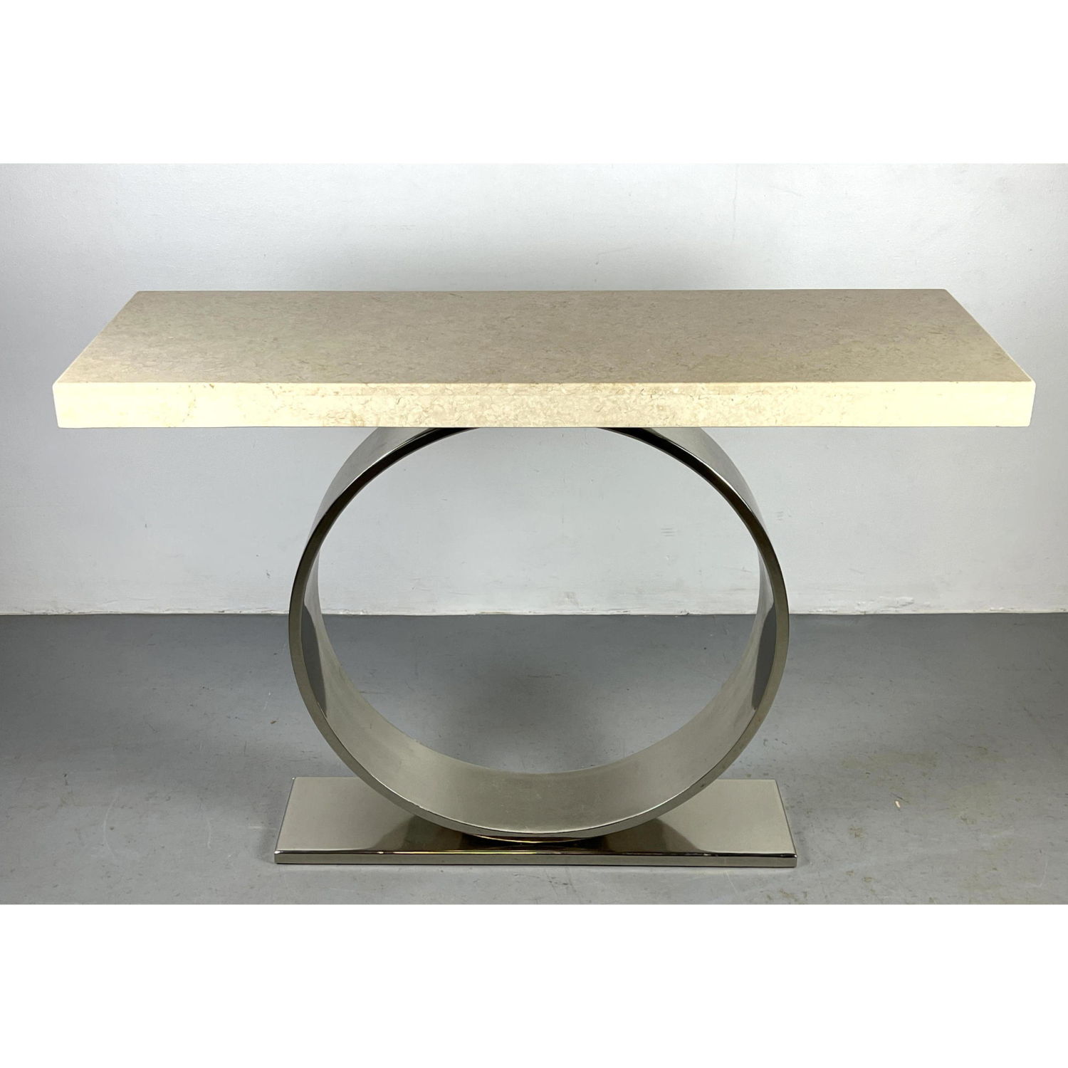 Decorator Console Table with Steel 2ff031