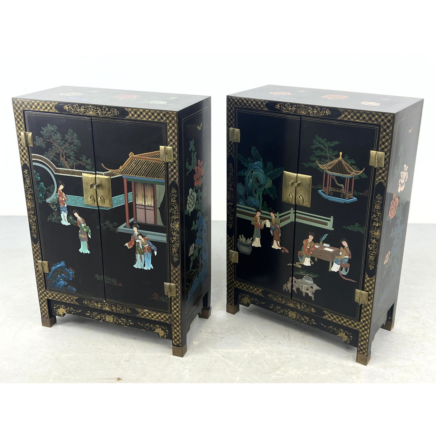 Pair of Asian Chinoiserie Style 2ff043