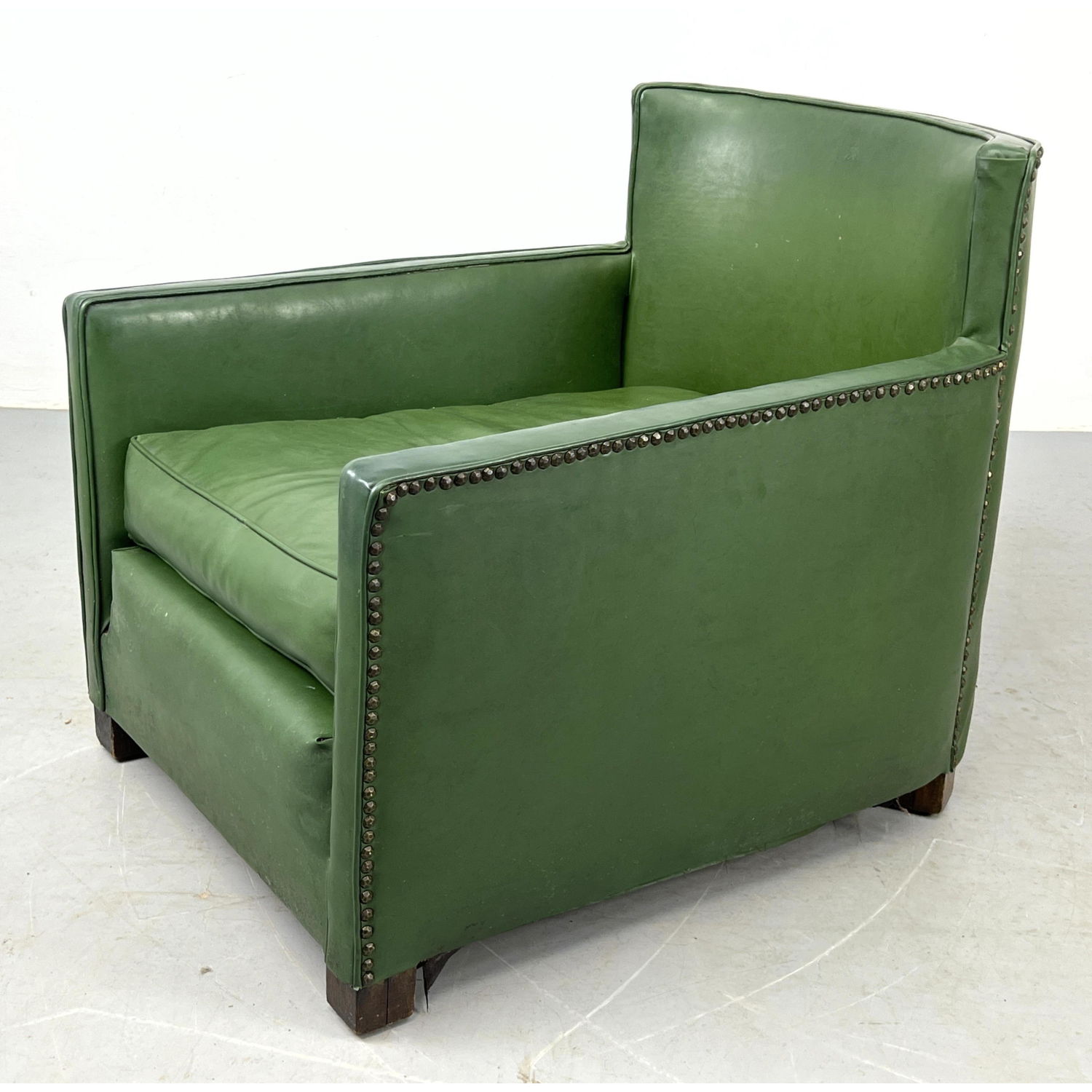 Art Deco low long lounge chair